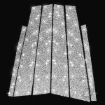 Für BMW F10 5 Series 2011–2017, Auto-B-Säulen-Rahmen, Diamant-dekorativer Aufkleber, linker und rechter Antrieb – Bild 2