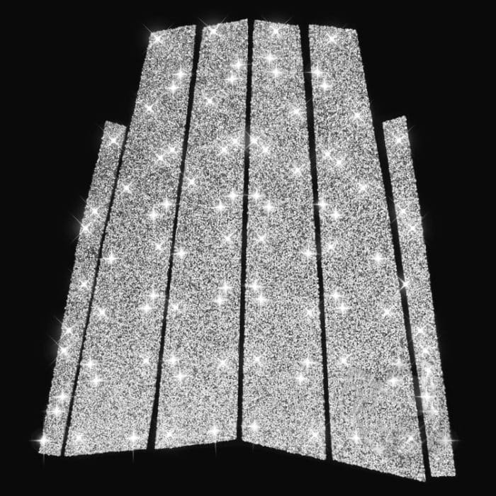 Für BMW F10 5 Series 2011–2017, Auto-B-Säulen-Rahmen, Diamant-dekorativer Aufkleber, linker und rechter Antrieb – Bild 2