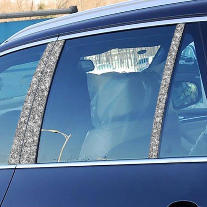 Für BMW F10 5 Series 2011–2017, Auto-B-Säulen-Rahmen, Diamant-dekorativer Aufkleber, linker und rechter Antrieb – Bild 5