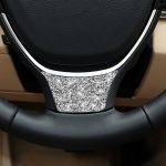 Für BMW 5er 528 525li F10 F18 2011–2017, Auto-Lenkrad, ein Diamant-dekorativer Aufkleber, linker und rechter Antrieb – Bild 5