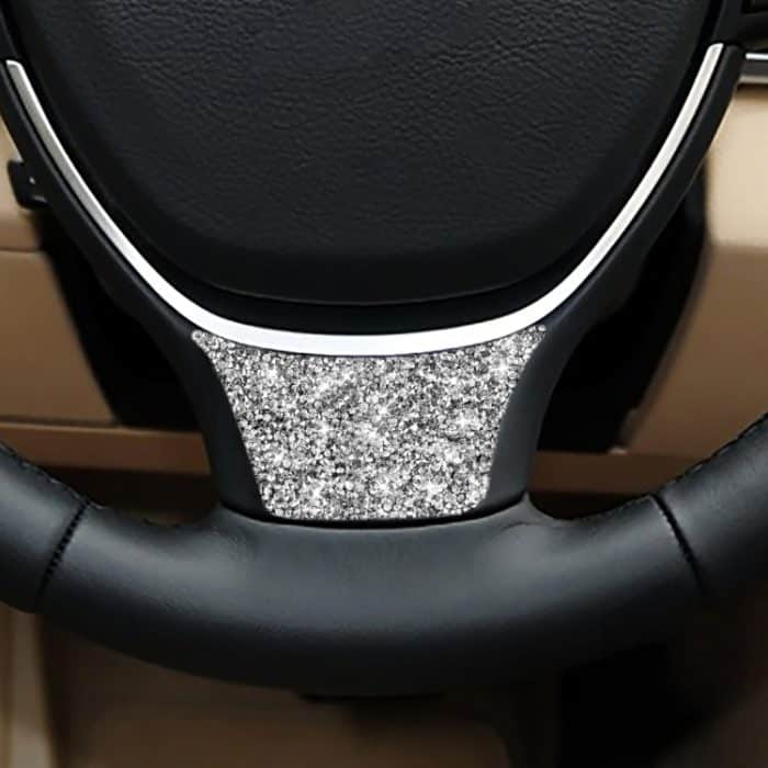 Für BMW 5er 528 525li F10 F18 2011–2017, Auto-Lenkrad, ein Diamant-dekorativer Aufkleber, linker und rechter Antrieb – Bild 5