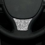 Für BMW 5er 528 525li F10 F18 2011–2017, Auto-Lenkrad B Diamant-dekorativer Aufkleber, linker und rechter Antrieb