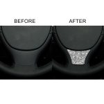 Für BMW 5er 528 525li F10 F18 2011–2017, Auto-Lenkrad B Diamant-dekorativer Aufkleber, linker und rechter Antrieb – Bild 6