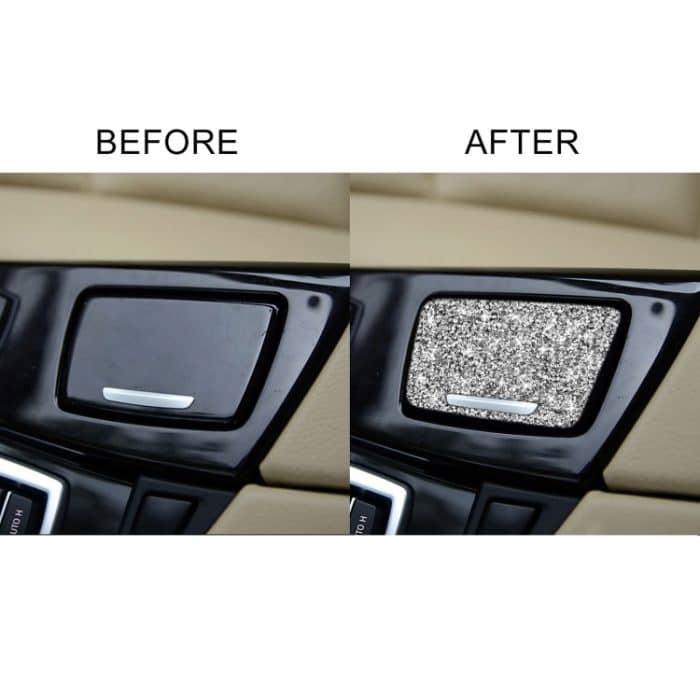 Für BMW F10 5 Series 2011–2017, Auto-Aschenbecher, Diamant-dekorativer Aufkleber, linker und rechter Antrieb – Bild 6