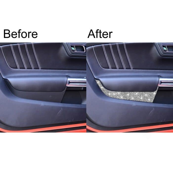 Auto-Fronttürverkleidung, Diamant-Dekorationsaufkleber, Links- und Rechtsantrieb, Front Door Panel – Bild 7