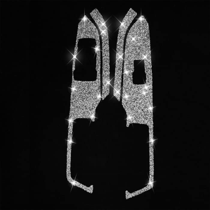 4 Stück Auto-Fensterheber-Panel-Diamant-Dekorationsaufkleber, linker Antrieb, Window Lift Panel, Left Drive – Bild 2