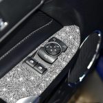 4 Stück Auto-Fensterheber-Panel-Diamant-Dekorationsaufkleber, linker Antrieb, Window Lift Panel, Left Drive – Bild 6