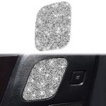 Für Ford Mustang 2015-2020 Auto Fahrersitz Aufbewahrungsbox Diamant Dekoration Aufkleber, Driver Seat Storage Box, Left Drive, Driver Seat Storage Box, Right Drive