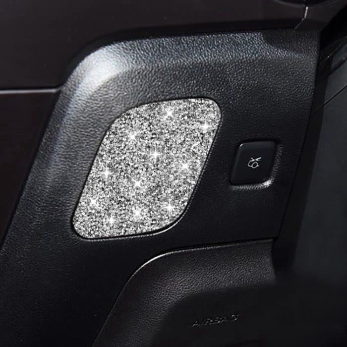 Für Ford Mustang 2015-2020 Auto Fahrersitz Aufbewahrungsbox Diamant Dekoration Aufkleber, Driver Seat Storage Box, Left Drive, Driver Seat Storage Box, Right Drive – Bild 6