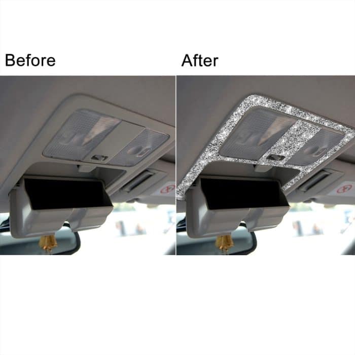 Für Nissan 350Z 2003–2009, Auto-Leselicht, Diamant-dekorativer Aufkleber, universeller linker und rechter Antrieb – Bild 7