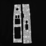 Für Nissan 350Z 2003–2009, 2 Stück, Autoglas-Hebebühne, Diamant-dekorativer Aufkleber, linker Antrieb – Bild 2