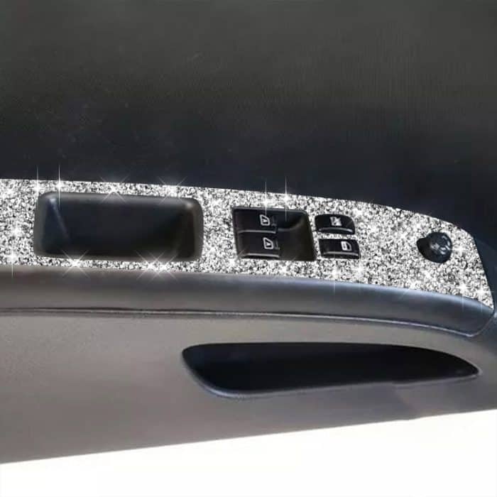 Für Nissan 350Z 2003–2009, 2 Stück, Autoglas-Hebebühne, Diamant-dekorativer Aufkleber, linker Antrieb – Bild 6