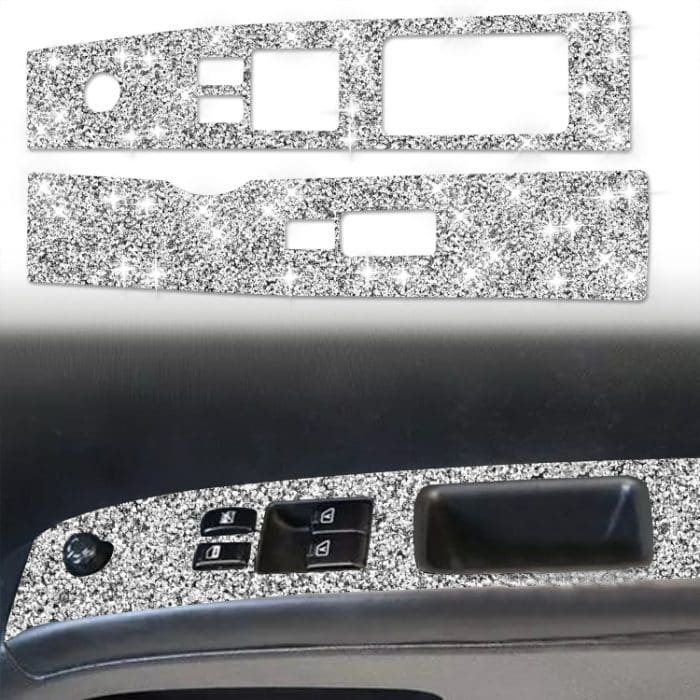 Für Nissan 350Z 2003–2009, 2 Stück, Autoglas-Hebebühne, Diamant-dekorativer Aufkleber, Rechtsantrieb – Bild 1