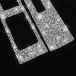 Für Nissan 350Z 2003–2009, 2 Stück, Autoglas-Hebebühne, Diamant-dekorativer Aufkleber, Rechtsantrieb – Bild 3