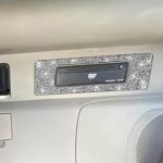 Für Nissan 350Z 2003–2009, Auto-DVD-Player, Diamant-dekorativer Aufkleber, universeller linker und rechter Antrieb – Bild 6