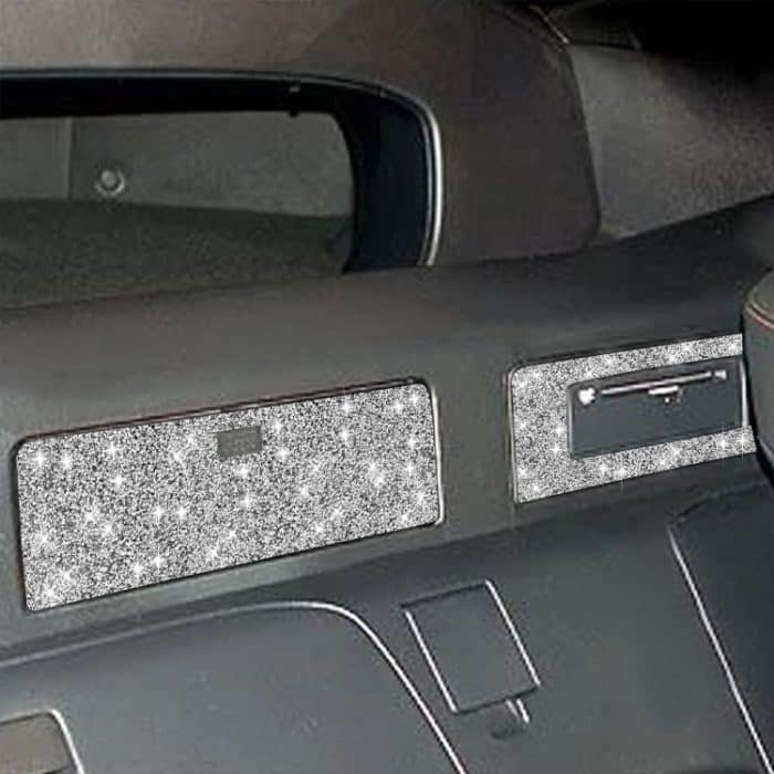 Für Nissan 350Z 2003–2009, Auto-DVD-Aufbewahrungsbox, Diamant-dekorativer Aufkleber, universeller linker und rechter Antrieb – Bild 6