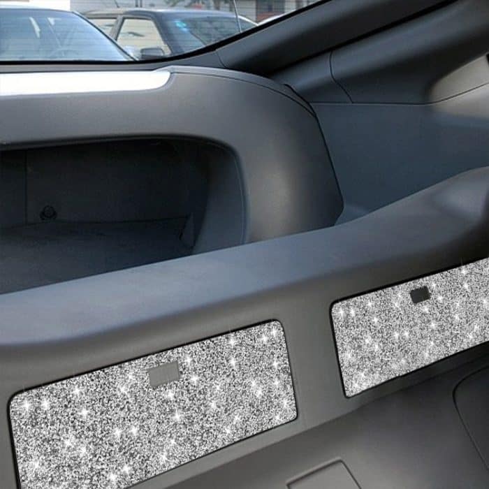 Für Nissan 350Z 2003–2009, 2 Stück Auto-Aufbewahrungsbox, Diamant-dekorativer Aufkleber, universeller linker und rechter Antrieb – Bild 6