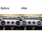 6-in-1-Auto-Luftauslass-Diamant-Dekorationsaufkleber, linker und rechter Antrieb, Air Outlet – Bild 7