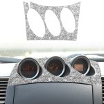 Für Nissan 350Z 2003–2009, Autoradio, Klimaanlage, Konsole, Diamant-dekorativer Aufkleber, Rechtsantrieb