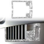 Für Nissan 350Z 2003–2009, 2 Stück Auto-Center-Lüftungsauspuff-Diamant-dekorativer Aufkleber, linker und rechter Antrieb, universell