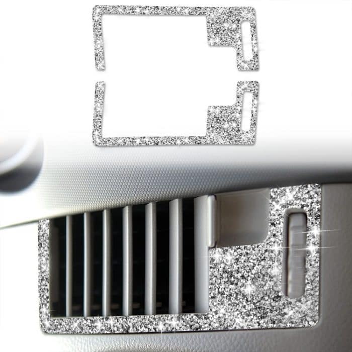 EDA0058091.jpg Für Nissan 350Z 2003–2009, 2 Stück Auto-Center-Lüftungsauspuff-Diamant-dekorativer Aufkleber, linker und rechter Antrieb, universell – Bild 1