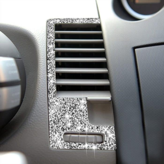 Für Nissan 350Z 2003–2009, 2 Stück Auto-Center-Lüftungsauspuff-Diamant-dekorativer Aufkleber, linker und rechter Antrieb, universell – Bild 6