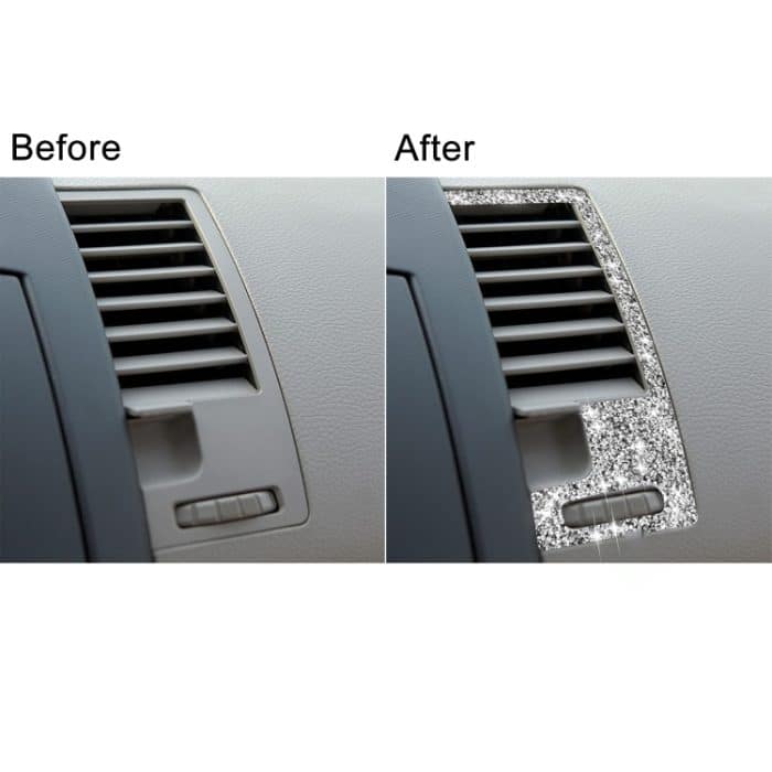 Für Nissan 350Z 2003–2009, 2 Stück Auto-Center-Lüftungsauspuff-Diamant-dekorativer Aufkleber, linker und rechter Antrieb, universell – Bild 7