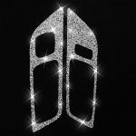 2 Stück Autotür-Innengriff-Panel-Diamant-Dekorationsaufkleber, linker Antrieb, 2pcs Door Inner Handle Panel – Bild 2