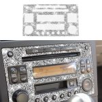 Für Nissan 350Z 2003–2009, Auto-CD-Radio-Play-Panel, Diamant-dekorativer Aufkleber, universeller linker und rechter Antrieb