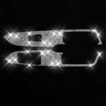 Für Ford Mustang 2015-2020 Autotür-Hebetafel B Diamant-Dekorationsaufkleber, Door Lift Panel B Left Drive, Door Lift Panel B Right Drive – Bild 2