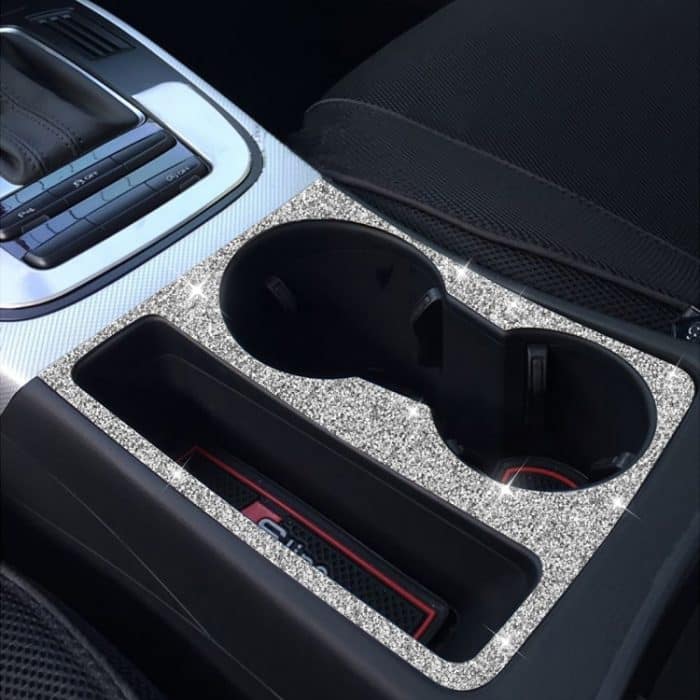 Auto-Wasserbecherhalter-Diamant-Dekorationsaufkleber, linker und rechter Antrieb, Water Cup Holder – Bild 7