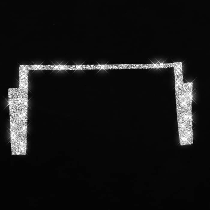 Für Nissan 350Z 2003–2009, Auto-Navigationsrahmen, Diamant-dekorativer Aufkleber, universeller linker und rechter Antrieb – Bild 2