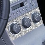 Für Nissan 350Z 2003–2009, Auto-Klimaanlagen-Einstellung, Diamant-dekorativer Aufkleber, universeller linker und rechter Antrieb – Bild 6