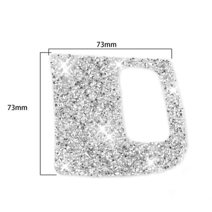 Auto-Schlüsselloch-Diamant-Dekorationsaufkleber, linker Antrieb, Keyhole – Bild 2