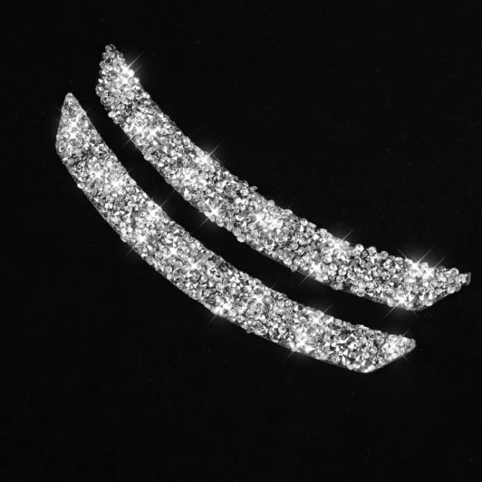 Für Nissan 350Z 2003–2009, 2 Stück Auto-Luftauslass-Diamant-dekorative Aufkleber, linker und rechter Antrieb, universell – Bild 3