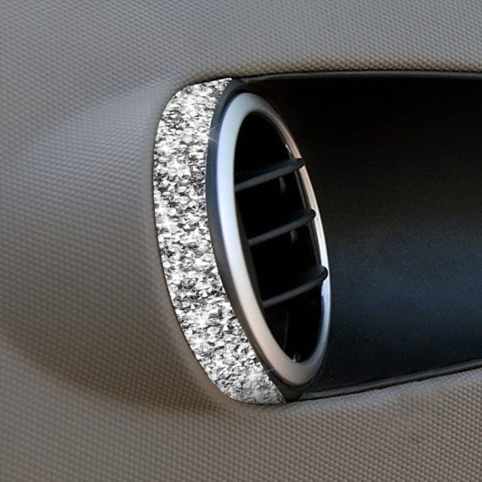 Für Nissan 350Z 2003–2009, 2 Stück Auto-Luftauslass-Diamant-dekorative Aufkleber, linker und rechter Antrieb, universell – Bild 6