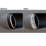 Für Nissan 350Z 2003–2009, 2 Stück Auto-Luftauslass-Diamant-dekorative Aufkleber, linker und rechter Antrieb, universell – Bild 7