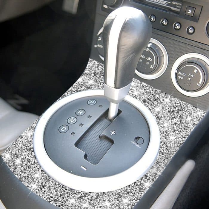 Für Nissan 350Z 2003-2009 Auto-Schalttafel-Diamant-dekorativer Aufkleber, linker und rechter Antrieb Universal – Bild 6