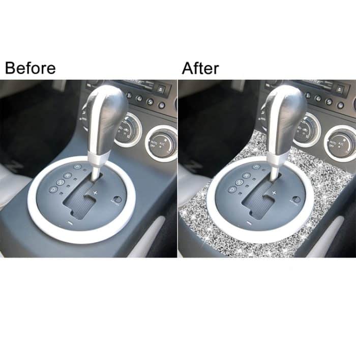 Für Nissan 350Z 2003-2009 Auto-Schalttafel-Diamant-dekorativer Aufkleber, linker und rechter Antrieb Universal – Bild 7