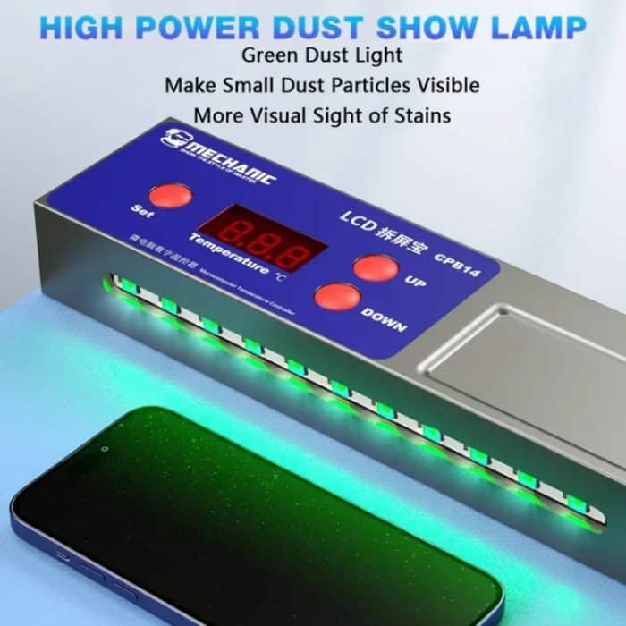 Mechaniker CPB14 14-Zoll-LCD-Bildschirm-Trenner-Heizplattform, EU, US – Bild 4