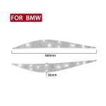 Auto-Lampen-Augenbrauen-Diamant-Dekorationsaufkleber, linker und rechter Antrieb, For BMW Series 3 G20 G28 2019-2020 – Bild 2