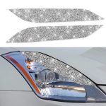 Auto-Lampen-Augenbrauen-Diamant-Dekorationsaufkleber, linker und rechter Antrieb, Lamp Eyebrow