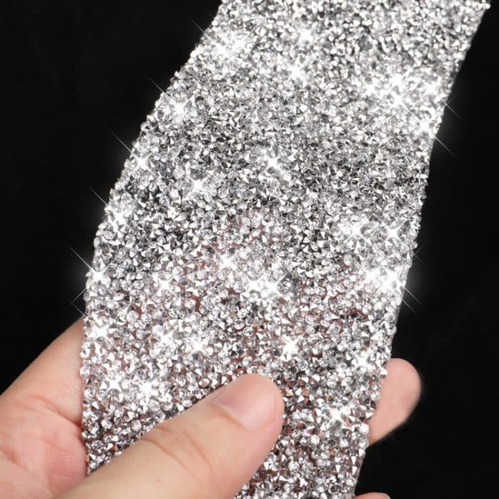 Auto-Lampen-Augenbrauen-Diamant-Dekorationsaufkleber, linker und rechter Antrieb, Lamp Eyebrow – Bild 4