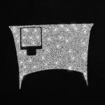 Für Nissan 350Z 2003–2009, 2 Stück, Diamant-Dekorationsaufkleber für die Rückseite der Mittelkonsole, linker Antrieb – Bild 2