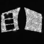 Für Nissan 350Z 2003–2009, 2 Stück Auto-Lenkrad-Knopfrahmen, C-Diamant-Aufkleber, linker und rechter Antrieb, universell – Bild 2