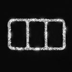 Auto-Zentralsteuerungs-Heizungsknopfrahmen-Diamant-Dekorationsaufkleber, linker und rechter Antrieb, Central Control Heating Button Frame – Bild 3