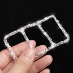 Auto-Zentralsteuerungs-Heizungsknopfrahmen-Diamant-Dekorationsaufkleber, linker und rechter Antrieb, Central Control Heating Button Frame – Bild 4