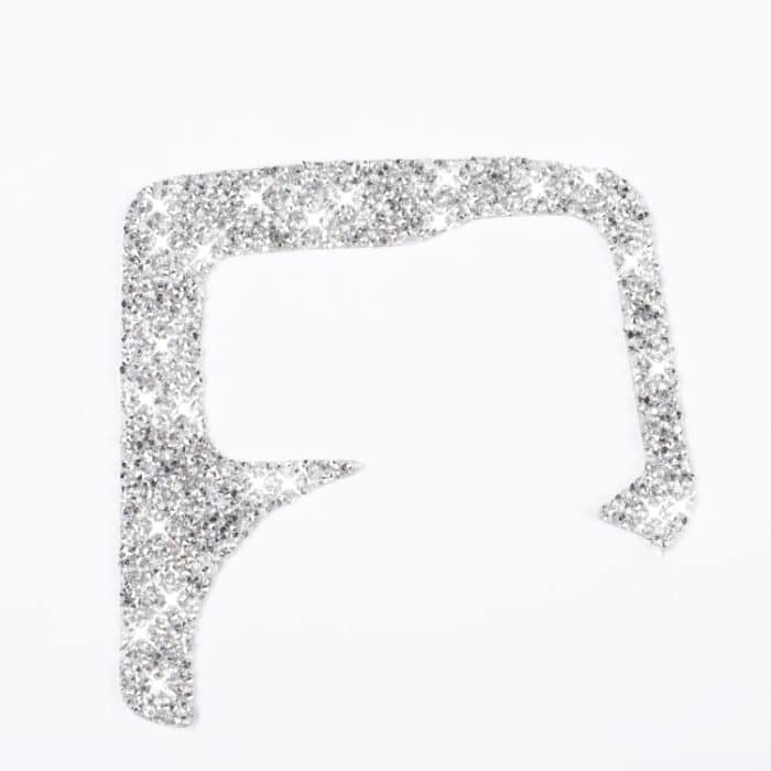 Auto-Zentralsteuerungs-Heizungsknopf-Außenrahmen-Diamant-Dekorationsaufkleber, linker und rechter Antrieb, Central Control Heating Button Outer Frame – Bild 2