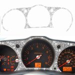 Für Nissan 350Z 2003-2009 Auto-Tachometer-Diamantaufkleber, linker und rechter Antrieb Universal