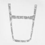 Auto-Zentralsteuerungs-Aufbewahrungsbox, äußerer Rahmen, Diamant-Dekorationsaufkleber, linker und rechter Antrieb, Central Control Storage Box Outer Frame – Bild 2